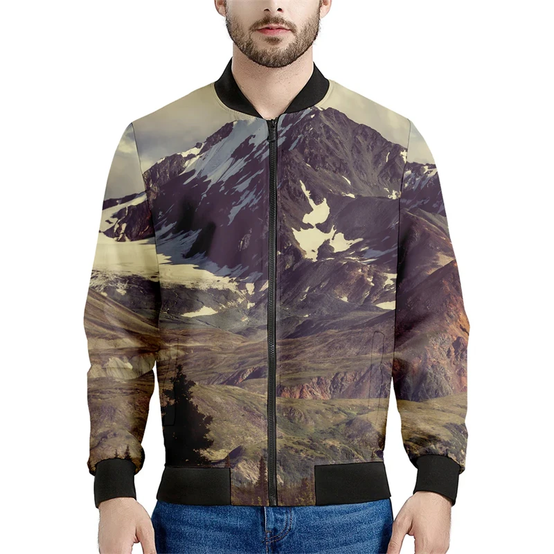 Куртка-бомбер с 3D-принтом для – обзор и цена Quality Winter Clothing Bomber Jacket