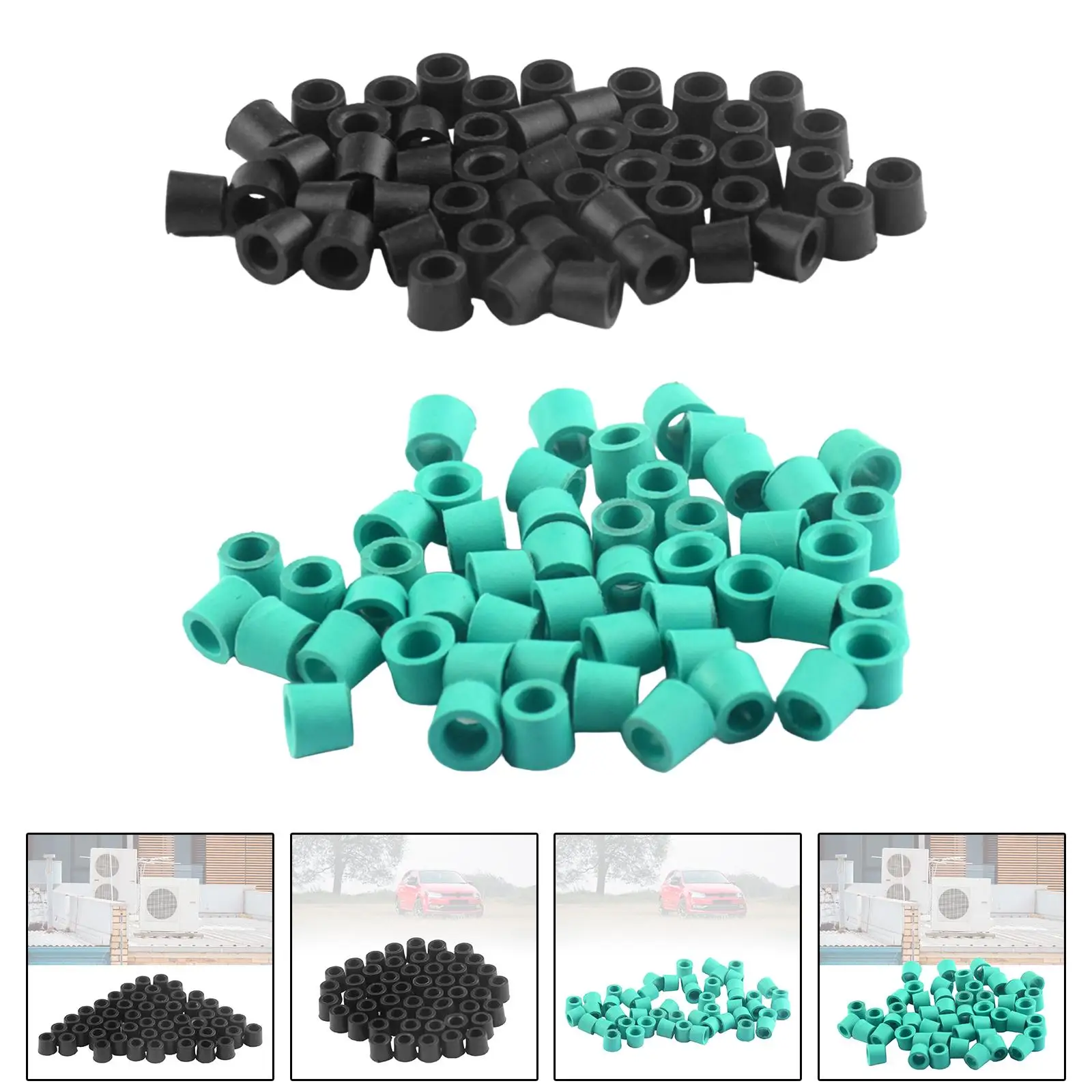 50Pcs Valve O Ring Gasket Washer Seal Rings Air or Gas Connections Removal Tool Machine Repairs Rubber Sealing O-ring Supplies