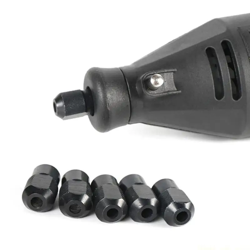 A2BE 5Pack Drill Accessory Universal Keyless Universal Chuck Mini Drill Rotary Tool