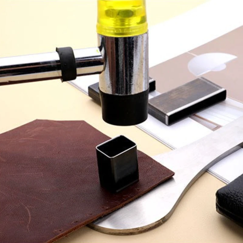 Leather Mold Base Plate White Steel Material Is Strong and Durable for Manual DIY Leather Cutting Tool Base Plate