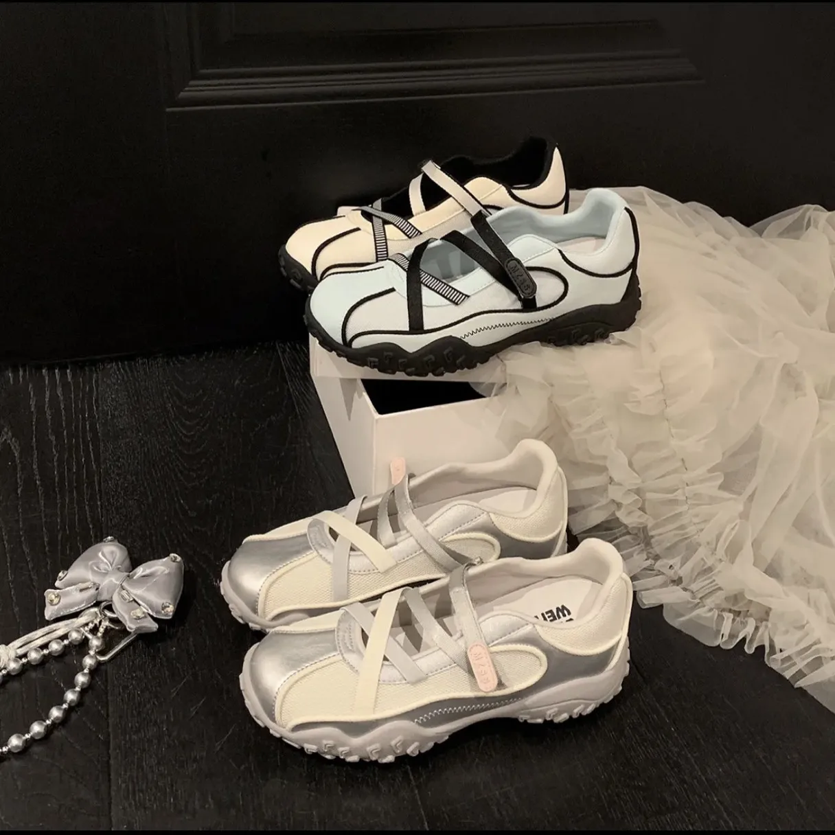 スニーカーメッシュ女性の靴プラットフォーム通気性厚い底カジュアル-2025-スキャンダルメアリージェーンズレジャー浅い靴女性-casu