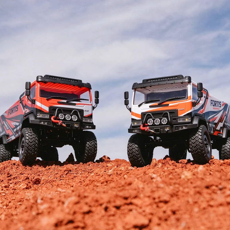 New Hobby Plus 1/18 DKR-4 Fortis Remote Control Winch Brushless Electric High Speed 4WD RC Rally Off-Road Truck Model With Light