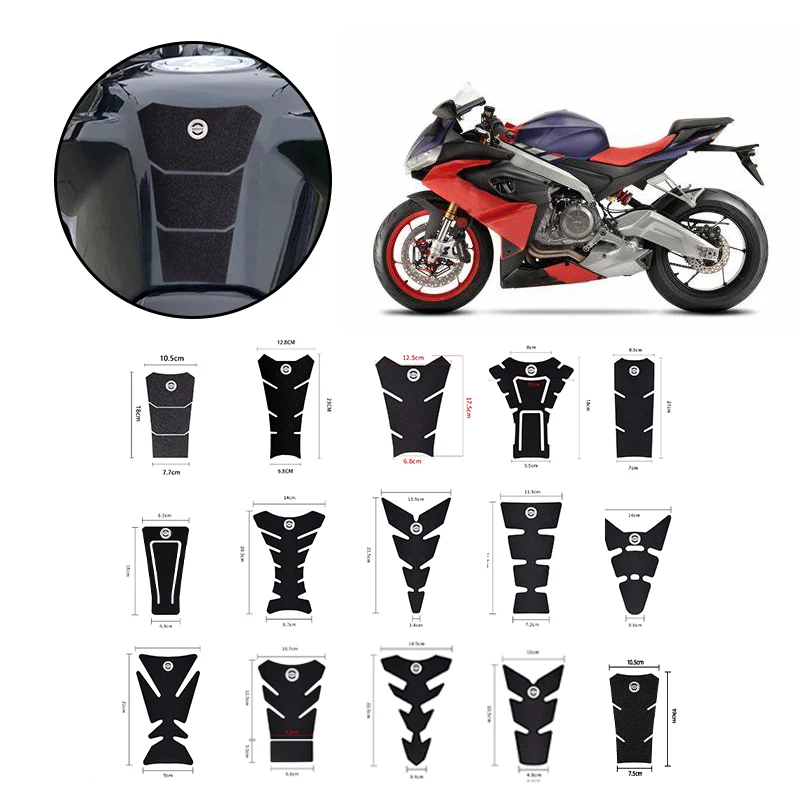 Tuono RS 660 457 125 Motorcycle Tank Pad Stickers Fuel Protector Cover Decal Accessories For Aprilia RS660 RS125 RS4 Tuono660