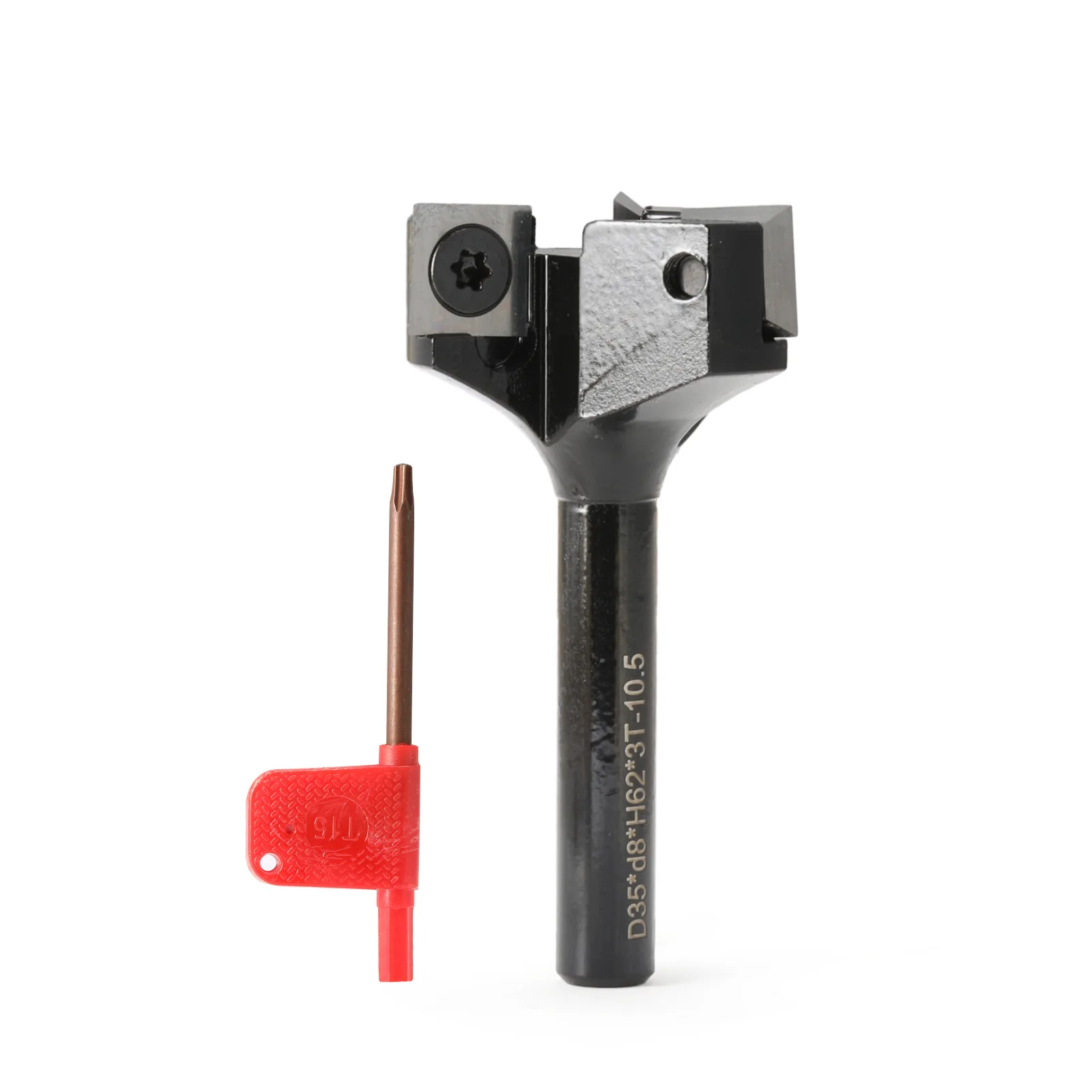 8/12/12.7mm Shank Three‑Blade Woodworking Milling Cutter, Removable Disposable Slotting Bottom Cleaning Board Breaker Tool