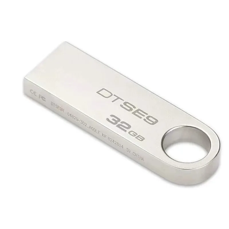 Kingston DT‑SE9 High‑Speed Metal USB Flash Drive 4GB 8GB, Portable Memory Stick for Car, Gift Storage U‑Disk