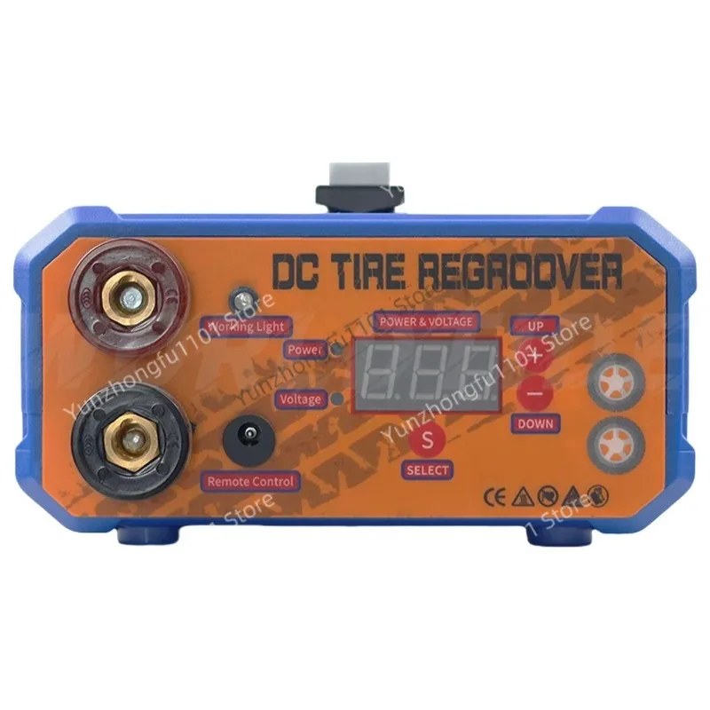Tire Groover Machine Tyre Grooving Tool Tire Regrooving Iron Cutter Kit 1000W with 20 pcs Cutting Blades for Rubber and Tires