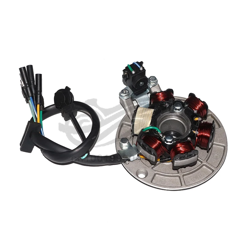 140CC foot start 6-stage magneto stator coil is suitable for LF140 YX140 Yinxiang 140CC Lifan 140cc horizontal engine parts