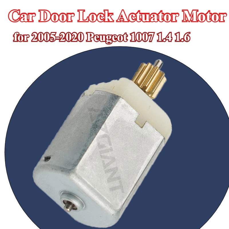 

AZGIANT XH043B car Door Lock Actuator Motor for Peugeot 1007 1.4 1.6 2005-2020 9 Teeth metal gear 12V Strong power gadget repair