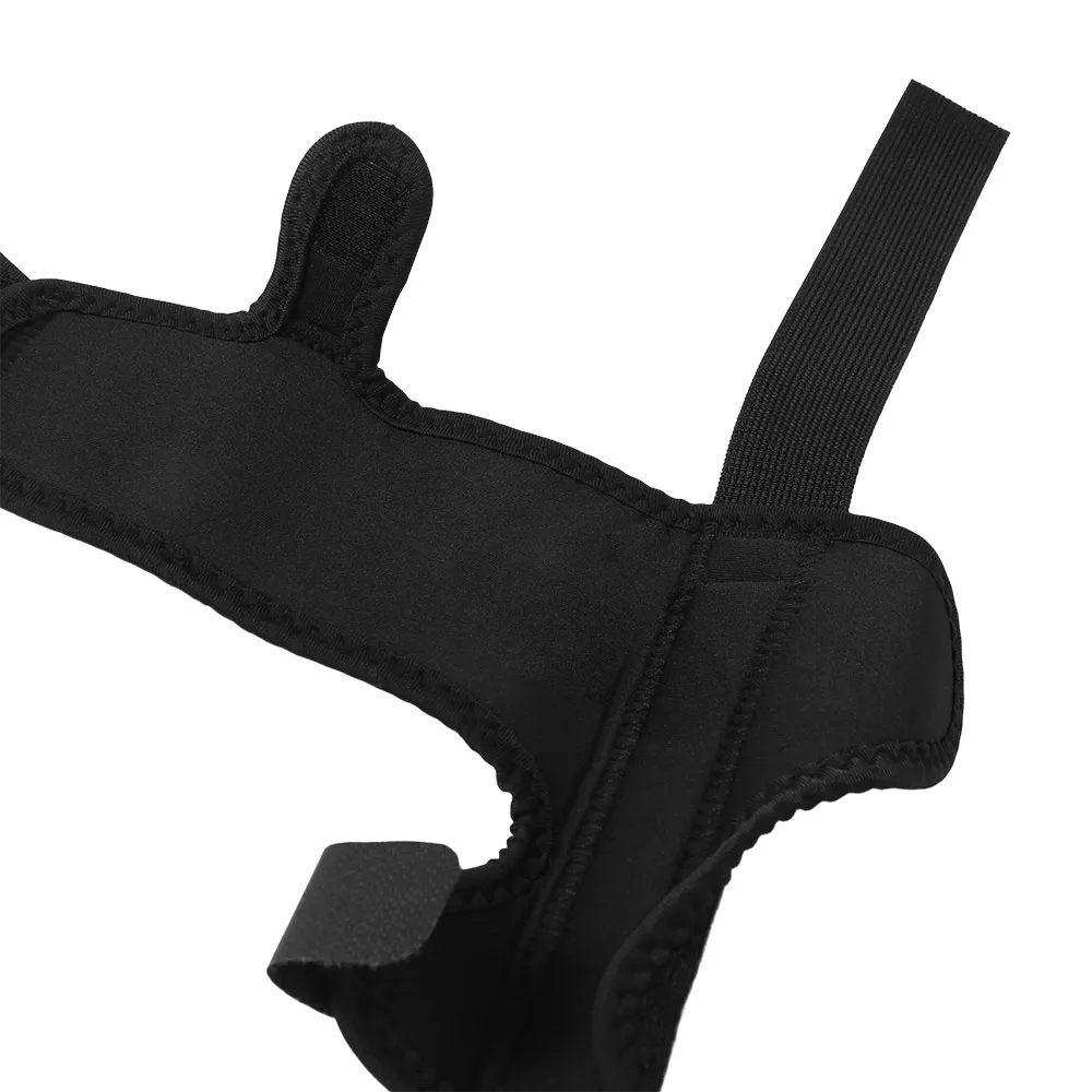 Ergonomic Bunion Corrector Adjustable Strap Breathable Big Toe Straightener Black Comfortable Toe Separator Pedicure