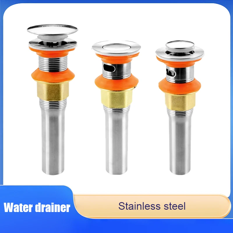 

Basin Drainage Accessories Wash Basin Drainage Pipe Thickened Set Dounced And Reversible Odorproof And Rust-Resistant