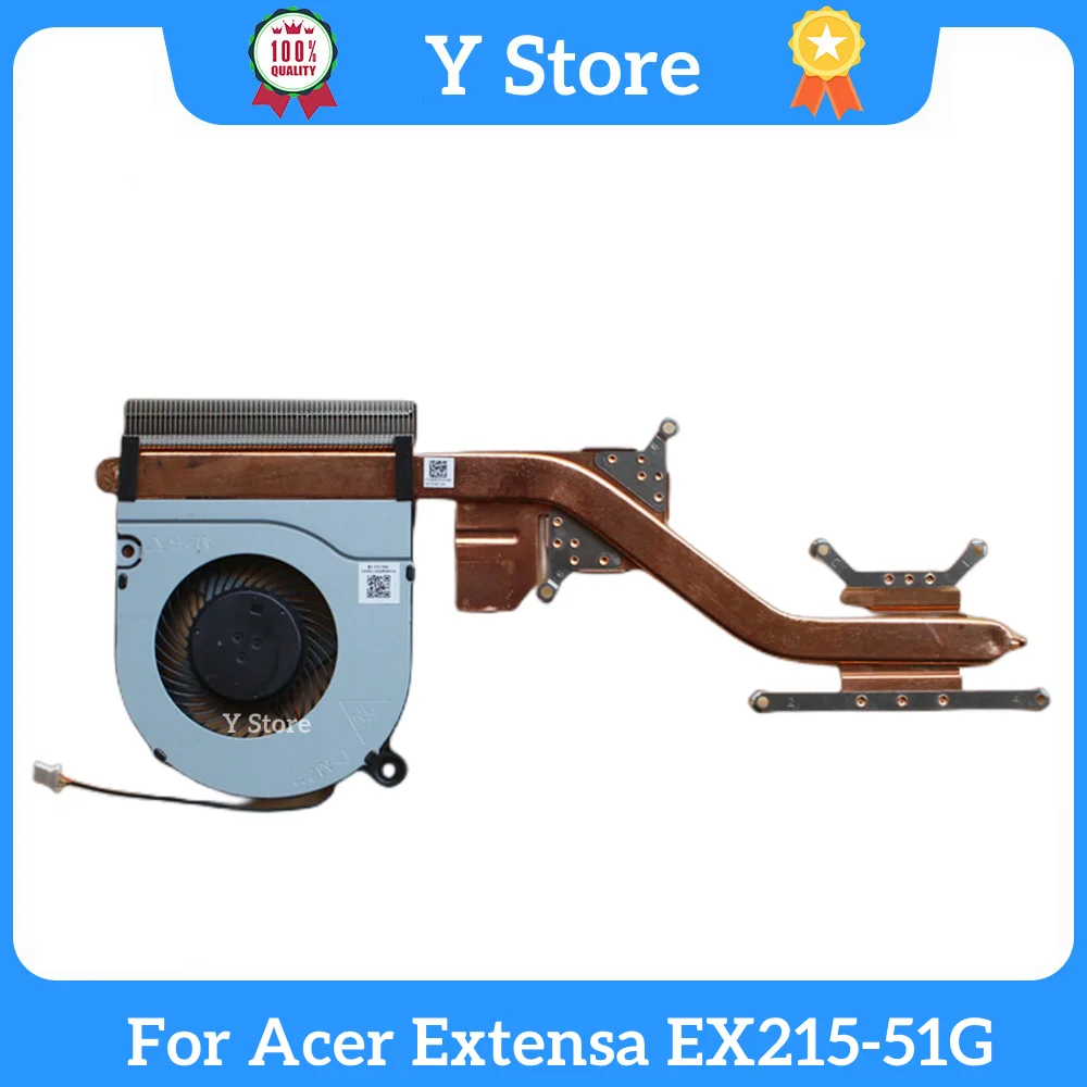 Y Store New Original For Acer Extensa EX215-51G Laptop Heatsink With Cooling Fan Radiator Heat Pipe DC5V 0.5A Fast Ship