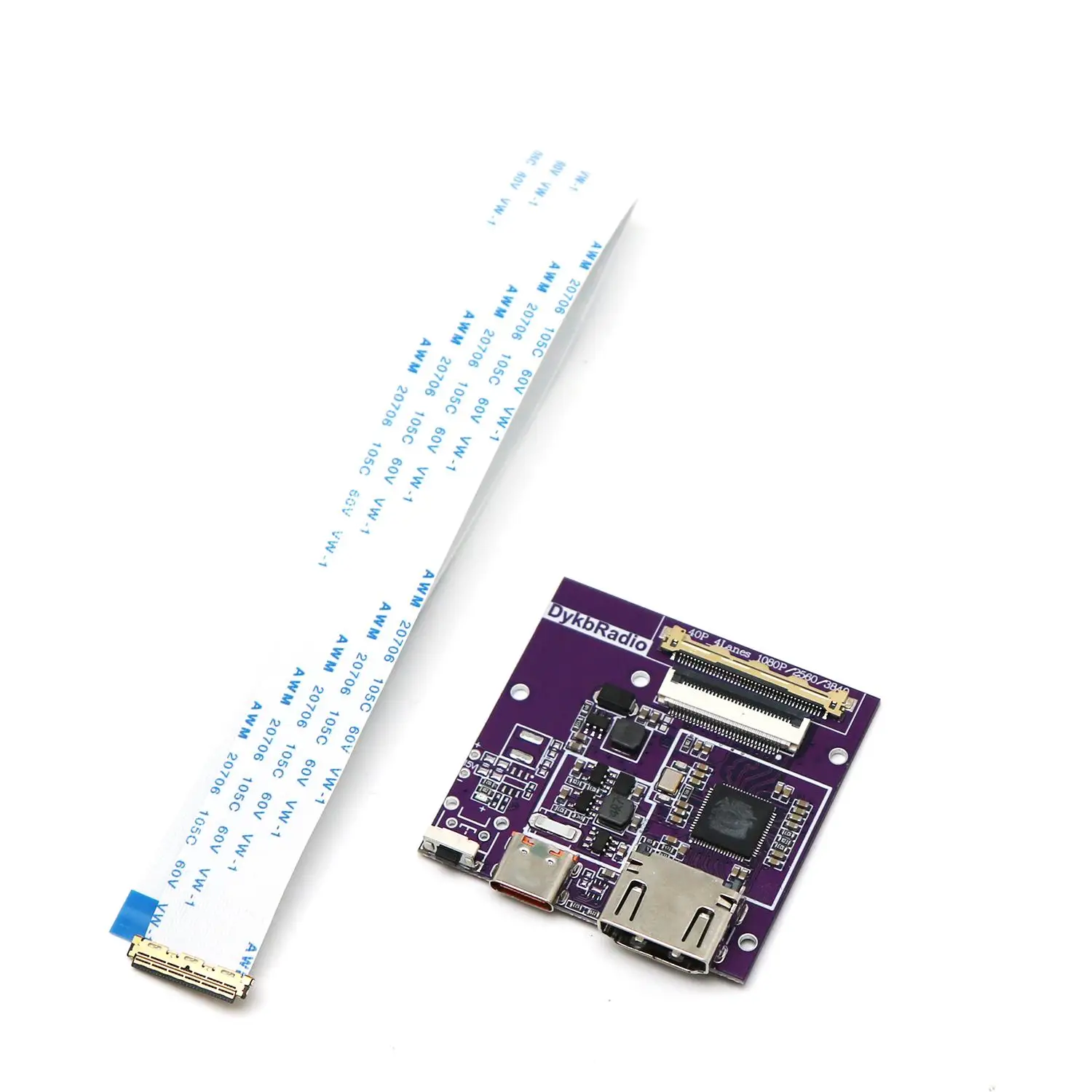 30pin 40pin HDMI TO EDP-Treiberplatte 2K 4K 60Hz 120Hz EDP-Signalprojektion tragbarer LCD-Laptop-Bildschirmmonitor Sekundäranzeige – Detail 7