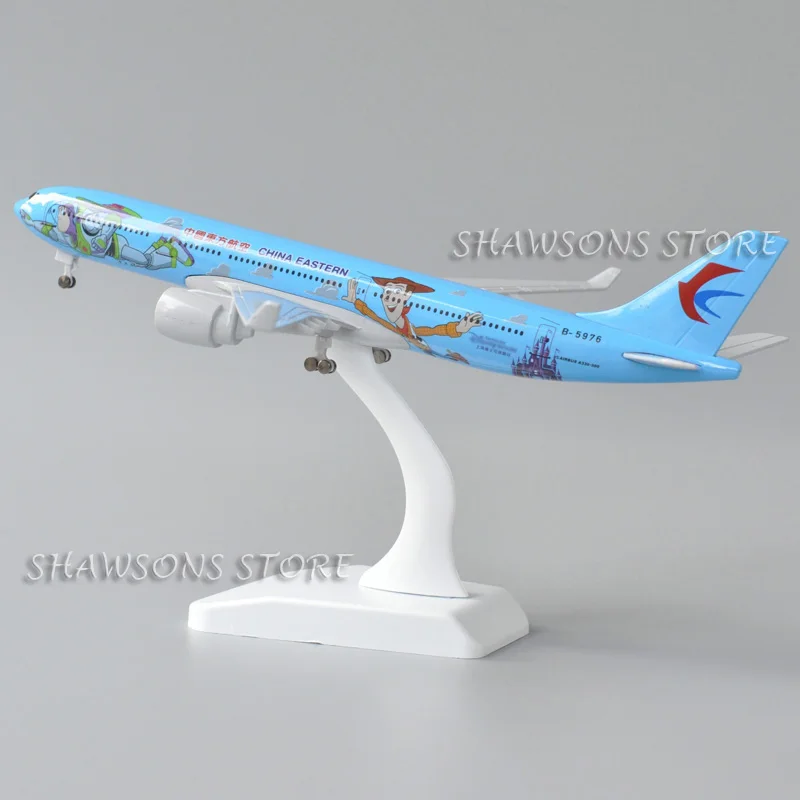 1:300 Scale Diecast Metal Model Plane Toy A330 China Eastern Airliner Miniature Replica