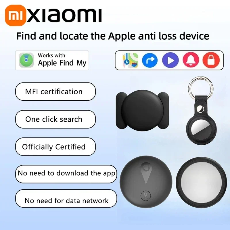 

GPS-трекер Xiaomi с Bluetooth 5.0, мини-устройство для отслеживания животных, детей, сумок, кошельков, совместимое с IOS и Android, умный локатор.