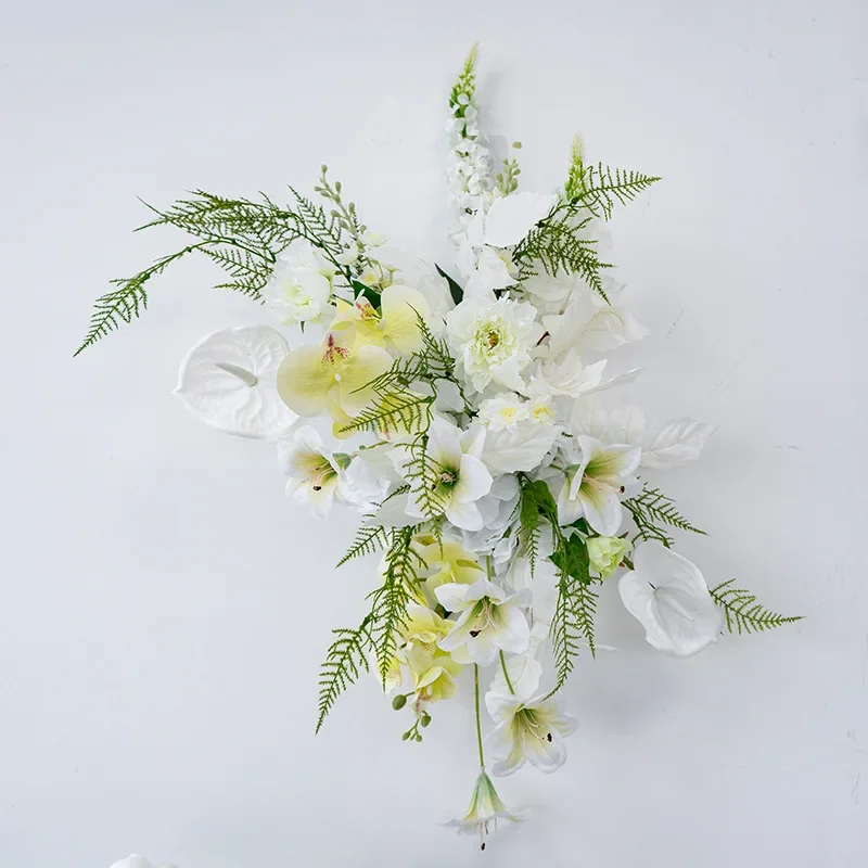 White forest simulated flower ball flower arrangement, wedding event ceremony 4S shop delivery photography arrangement
