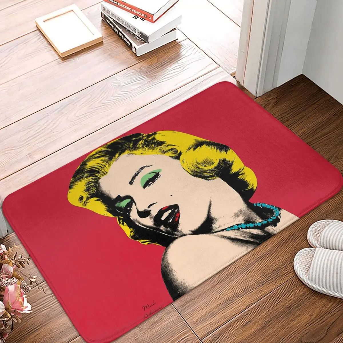 Non-slip Doormat Kitchen Mat Marilyn Floor Carpet Welcome Rug Indoor Decor