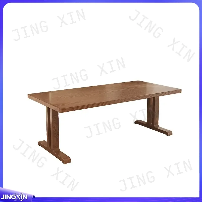custom for Nordic Solid Wood Dining Table and Chair Set Modern Simple Home Living Room Furniture Ash Wood Dining Room Table