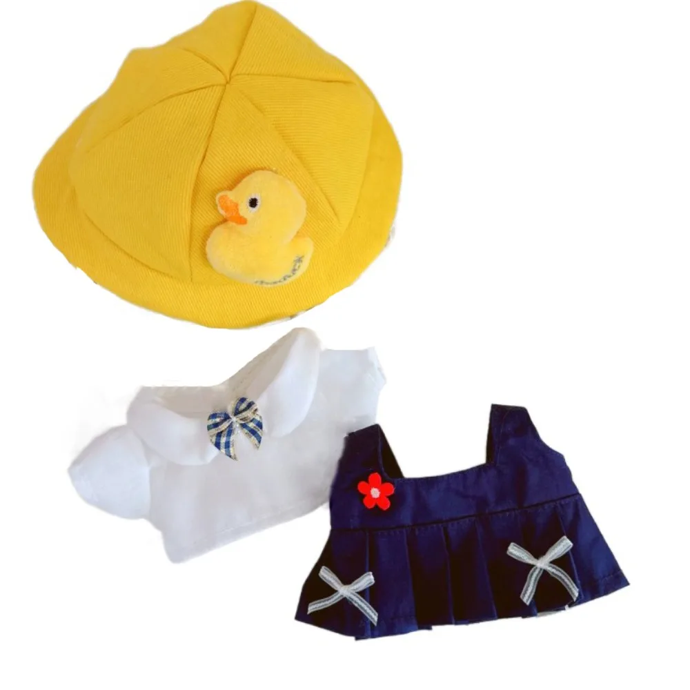 1-conjunto-de-roupas-de-algodao-para-jardim-de-infancia-20cm-pato-amarelo-saia-jeans-roupas-de-algodao-roupa-kawaii-sem-atributo