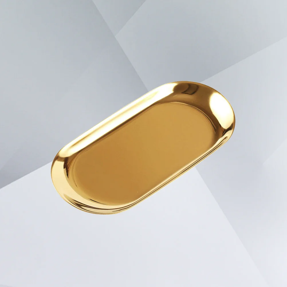 

Stainless Steel Tray 201 Polished Reusable Autoclavable Instrument Tool For Surgical Food Fruits Bathroom Vanity