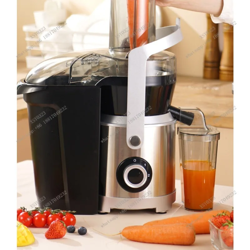 2025 new sugarcane juicer merchants use slag juice separation fully automatic multi-functional large-diameter fried fruit ginger