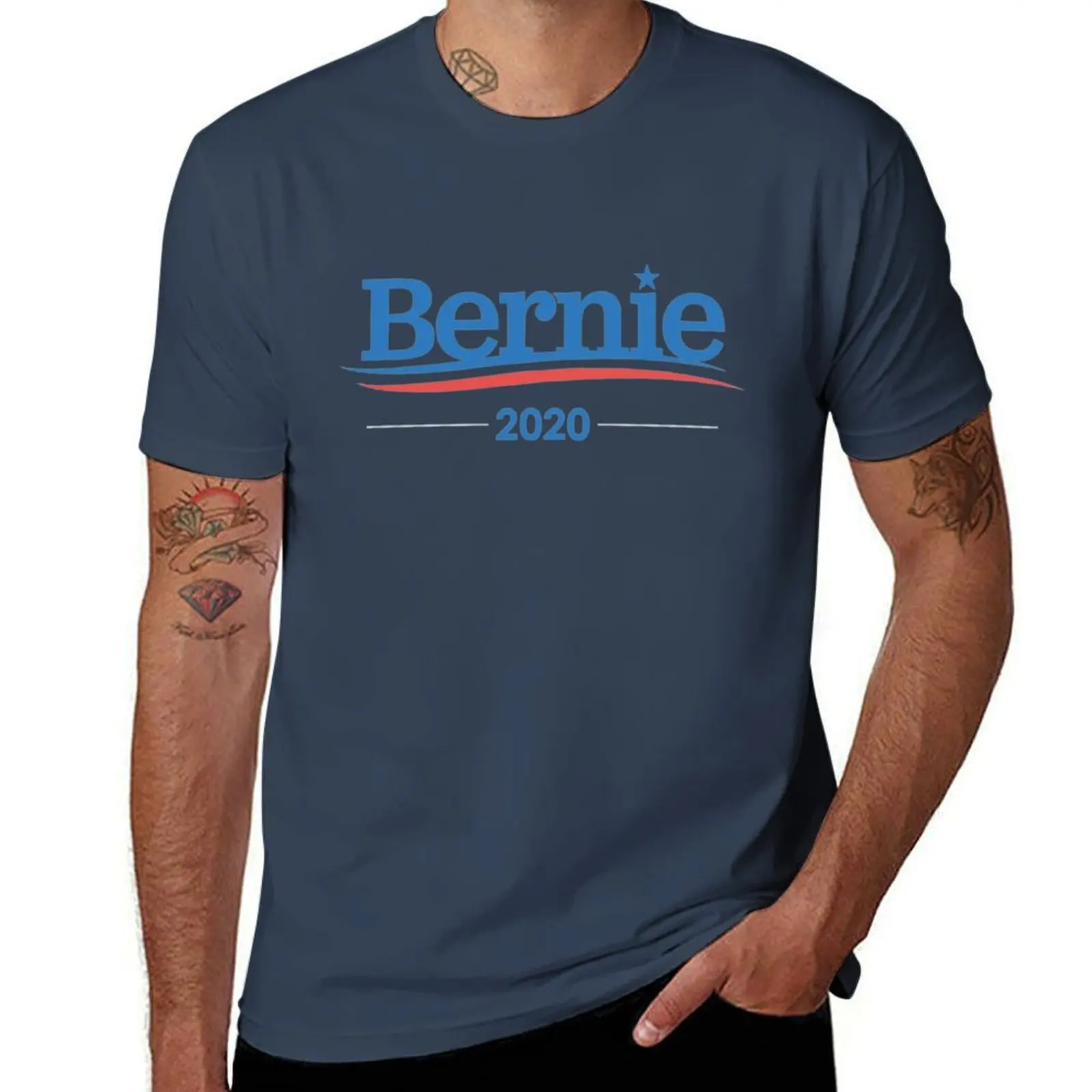 Bernie Sanders 2020 T-Shirt funny shirt cotton clothes men workout shirt