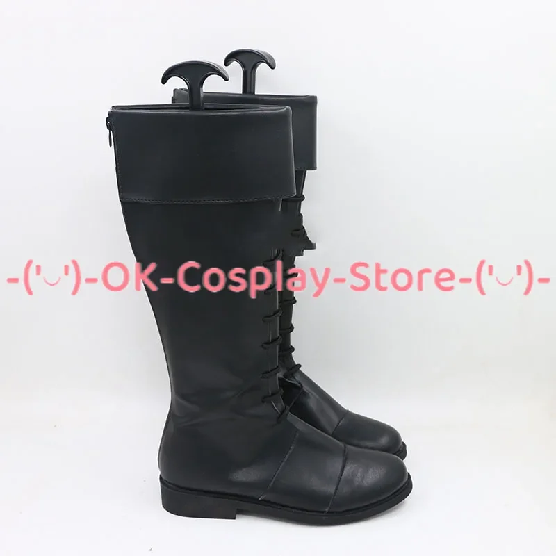 [حسب الطلب] في ذلك الوقت تم تجسدت كأحذية كلاسيكية من سلايم ريمورو تيمبيست التأثيرية أنيمي لعب الأدوار الدعامة أحذية جلدية PU