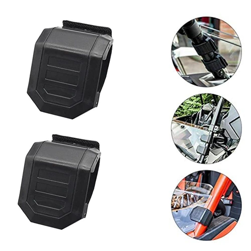 

Универсальный зажим для лобового стекла UTV, 2 шт., HD для Can-Am Maverick x3 1000 Commander, Honda Pioneer, Polaris RZR, cf