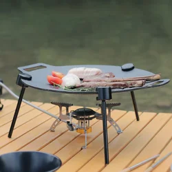 36CM nieprzywierająca patelnia do grilla zestaw koreański płyta do grilla grill garnek do mięsa Plancha Para Cocinar Outdoor Camping patelnia