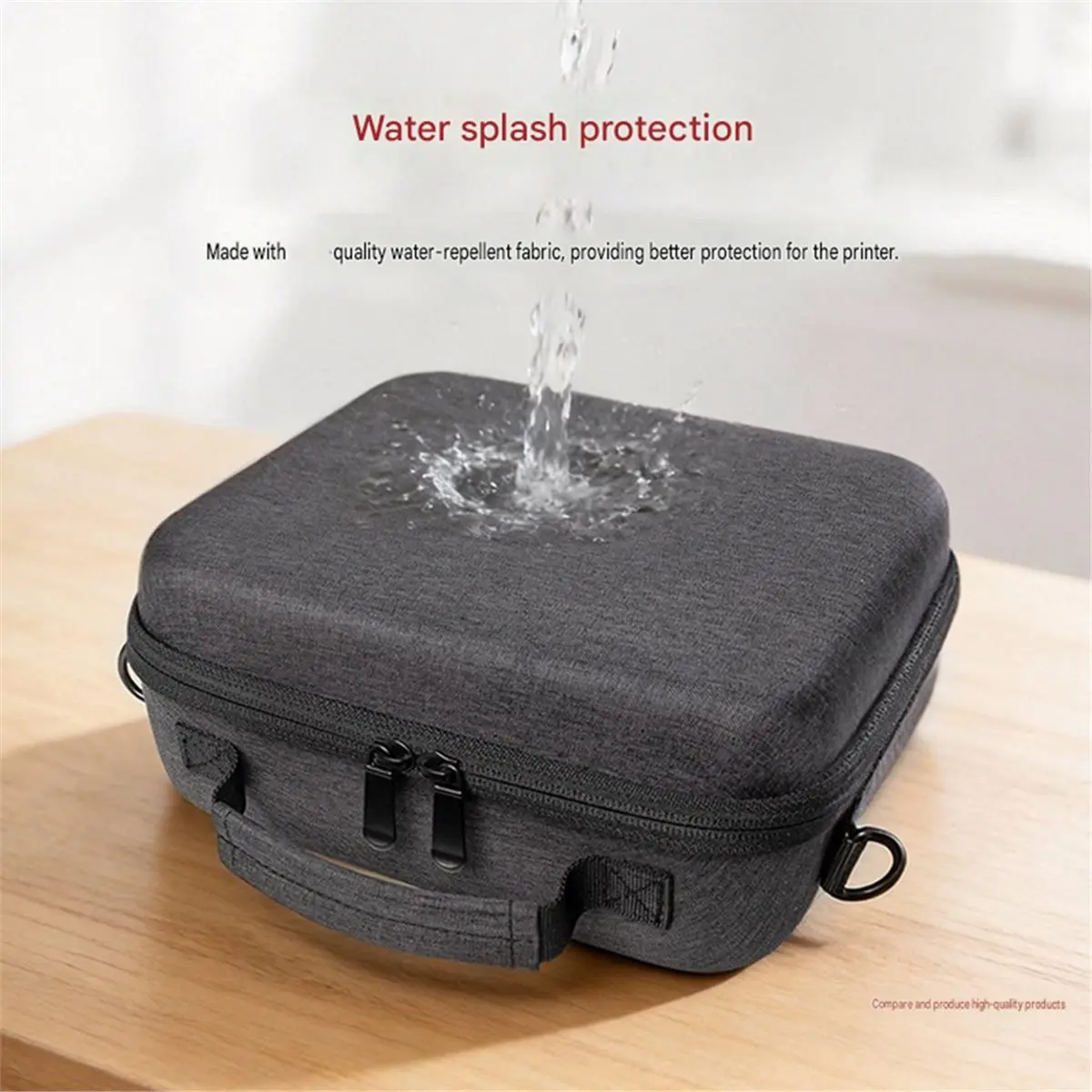 A85P Hard Shell EVA Printer Carrying Case for Canon CP1500 CP1300 CP1200 CP900 CP910 Khaki
