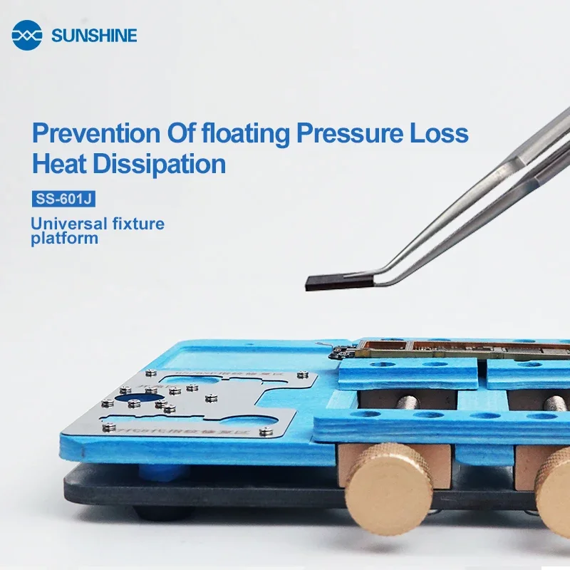 Imagem -04 - Sunshine-universal Fixture Platform Rolamento Duplo Estável para Pcb Mainboard Bga Repair Ferramenta de Solda Ss601j