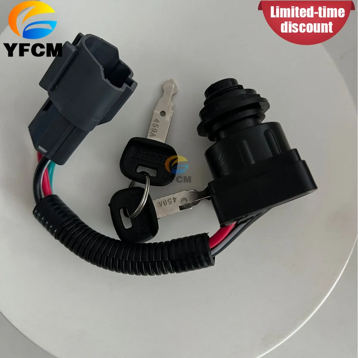 RC411-53964 HRC40-53960 Short Ignition Switch for Kubota Excavator