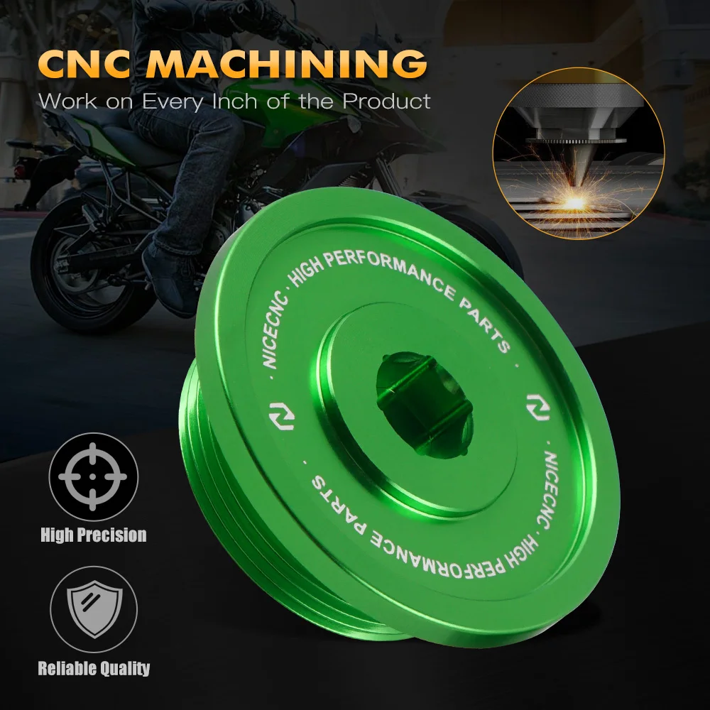 Engine Cover Cap Plugs Crankcase Screw For KAWASAKI KLR650 KLR 650 1987-2024 2023 2022 2021 2020 2019 2018 2017 2016 2015 2014