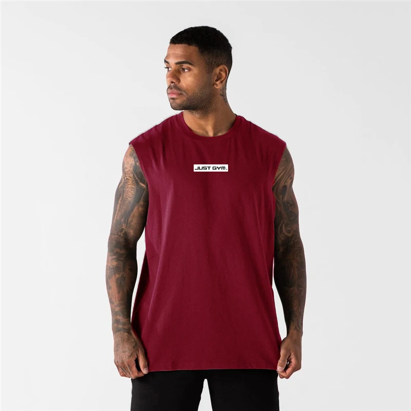 سترات الجري الرجالية الصيفية الشبكية سريعة الجفاف لتمارين العضلات في صالة الألعاب الرياضية قميص رياضي فضفاض مناسب للتنفس للتدريب واللياقة البدنية تانك القمم #6