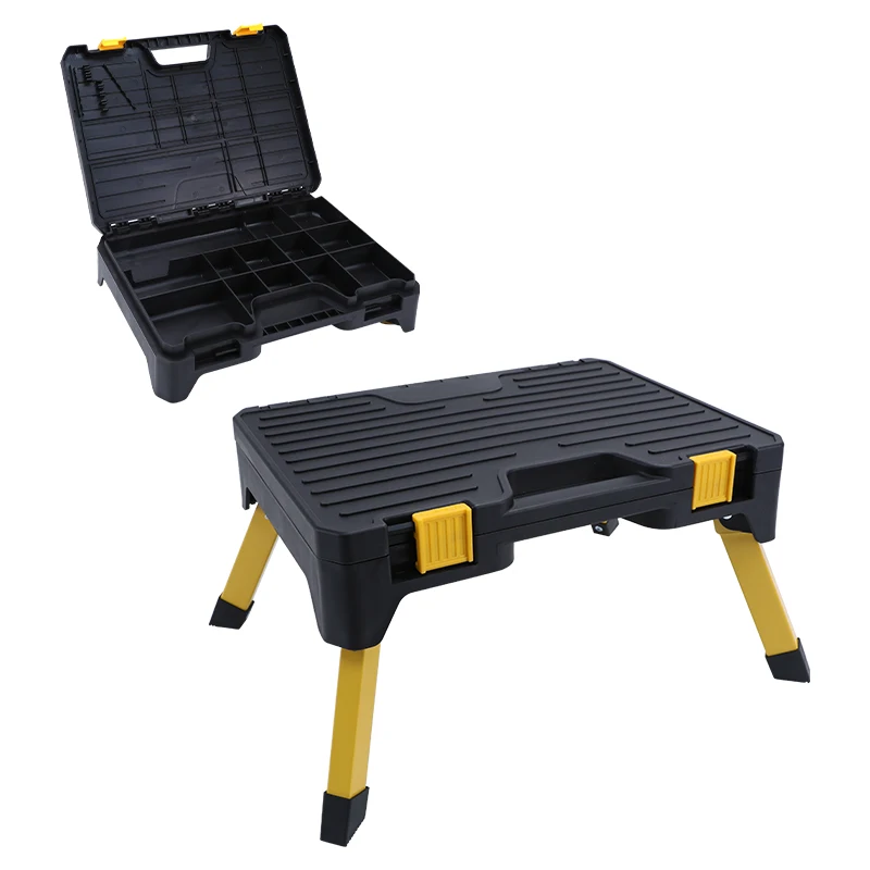 

Factory Wholesale Convenient Storage of Oversized Load-bearing Toolbox Folding Stool for Family Kitchen Garage