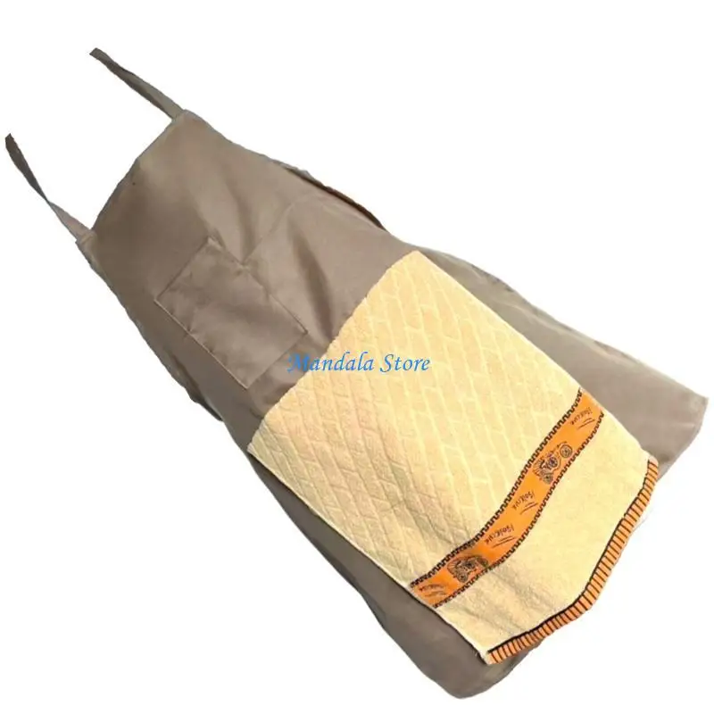 

U2JC Funny Prank Gift Apron For Men With Secret Surprise Pocket For Cooking BBQ Parties And Bachelor Event Gathering