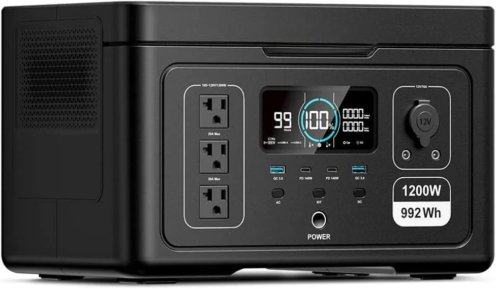 

Hot-sellingExodus 1200 Portable Power Station 1200W (Surge 3600W), 992Wh LiFePO4 Solar Generator with Smart App Control, UPS