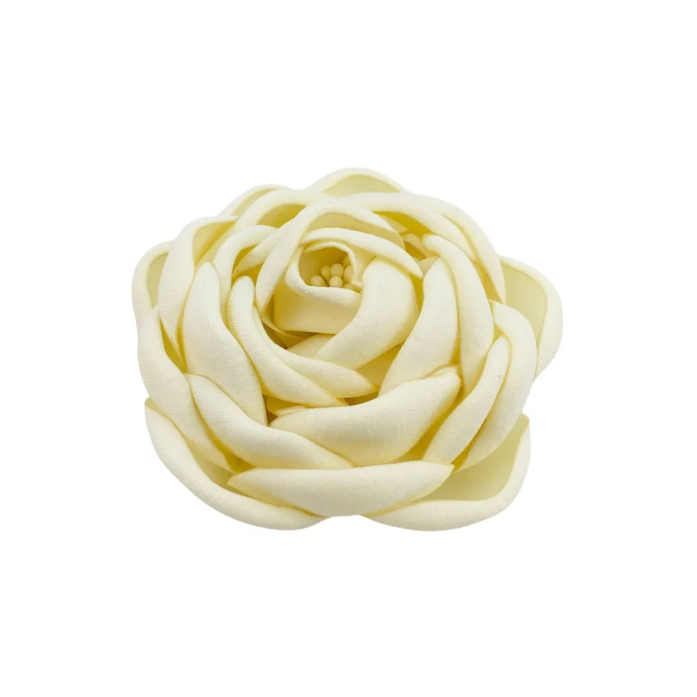 

200 шт., оптовая продажа, 7 см, корейская версия Huadani, сжиженный край, цветок, высококачественная шелковая жареная кромка, роза, камелия, цветок, одежда, обувь D