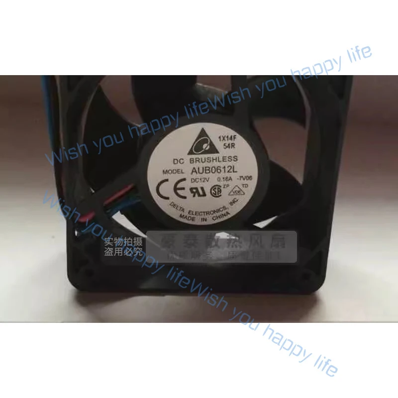 

L... FOR Delta AUB0612L 6025 DC12V 0.16A 3-Wire Mute Cooling Fan