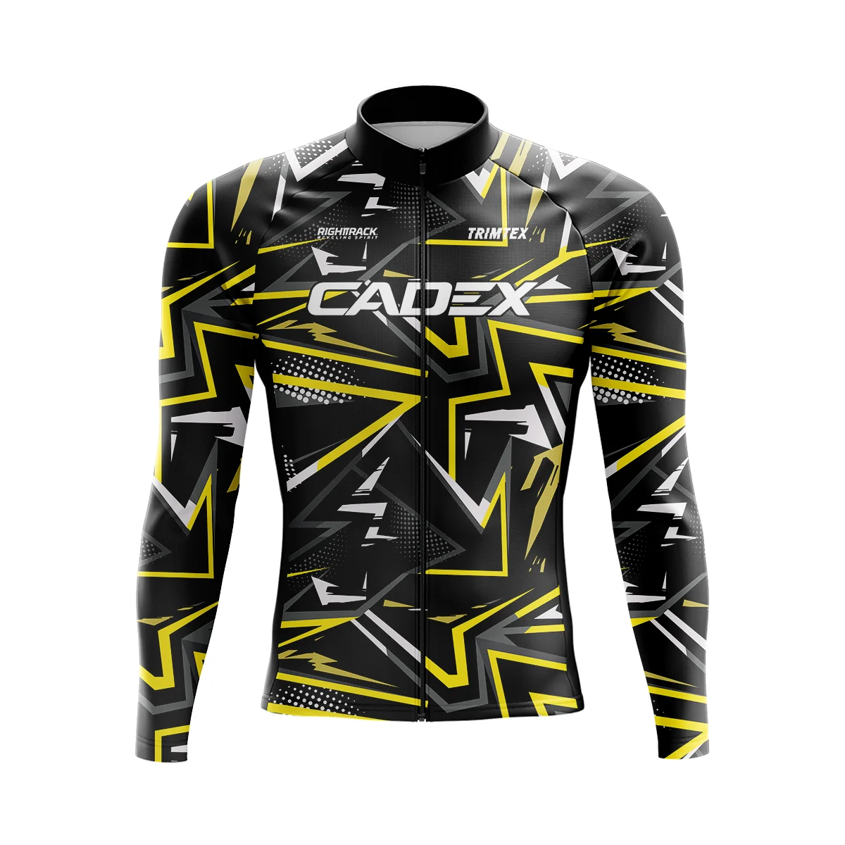 New CADEX Winter Cycling Jersey TRIMTEX Men Long Sleeve Cycle Clothes Spring Autumn Mesh/Fleece Thermal RIGHTTRACK Bike Clothing