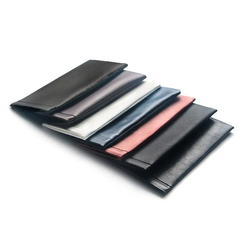 Storage Bags Simple Sunglasses Glasses Bag Soft PU Leather Sun Glasses Pouch Reading Case Bag Women Men