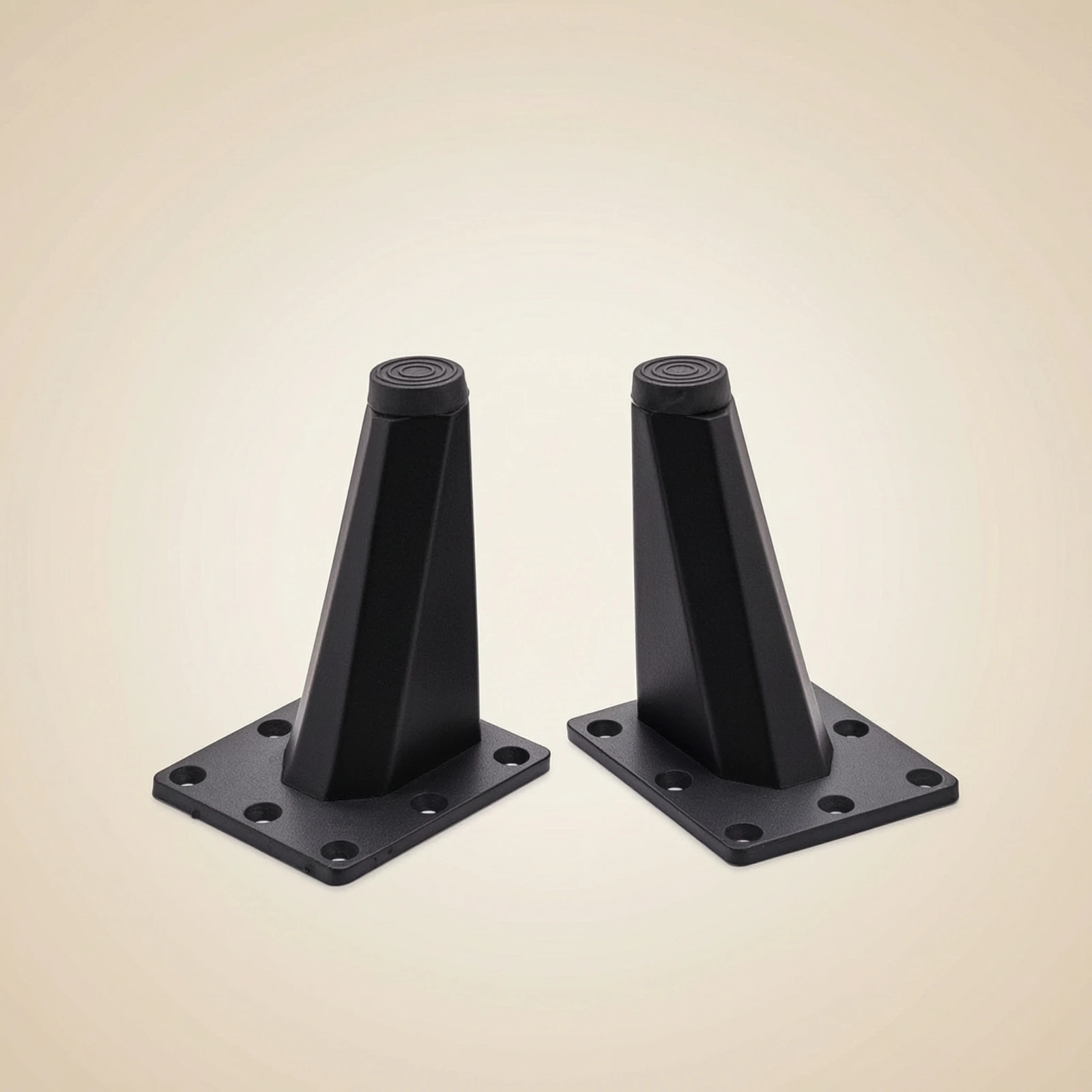 2 Pieces Sofa Legs Tapered Furniture Feet Cabinet Legs Metal Hardware Modern for DIYers, TV Stand