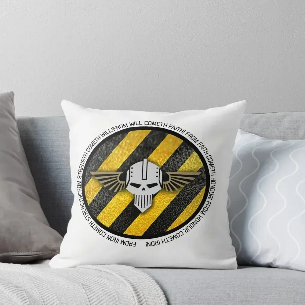 

Iron Warriors Throw Pillow Sofa Cushions Cover Pillow Cover Anime christmas cushions covers pillow