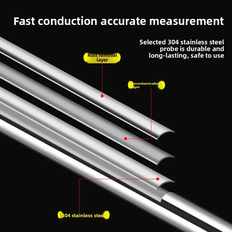 NEW Automotive Air Conditioning Thermometer Detector Automotive Trend Electronic Temperature Tester Probe Thermometer Maintenanc