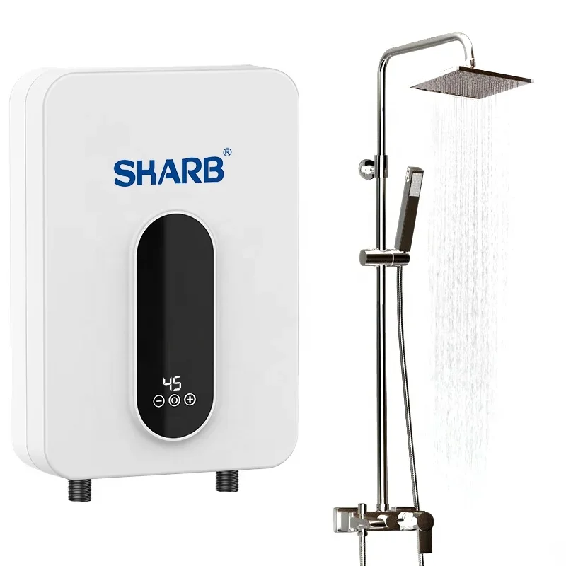 

Electric Tankless Water Heater, 5500KW at 220V/110 Volts with Patented Self Modulating Technology