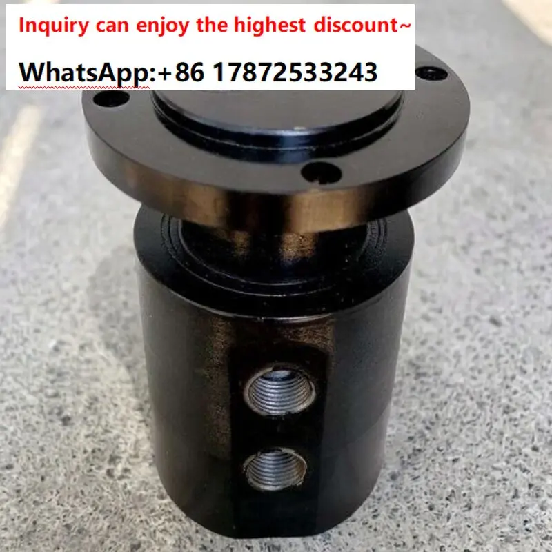 2-way hydraulic rotary joint flange type pneumatic rotary joint with complete specifications for central rotation