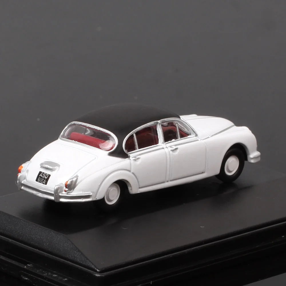 1/76 Scale OO Railway Classic Jaguar MKII R7077 Diecast Car Model Toy Truck Vehicles Hornby SA Miniatures White Oxford