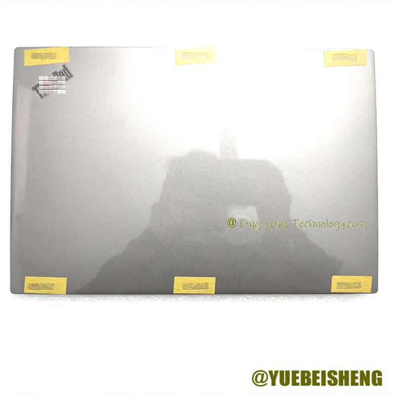 YUEBEISHENG جديد/أصلي لينوفو ثينك باد T480S LCD الغطاء الخلفي العلوي الغطاء الخلفي FHD اللمس AQ16Q000B10 ث/4G هوائي ، الفضة