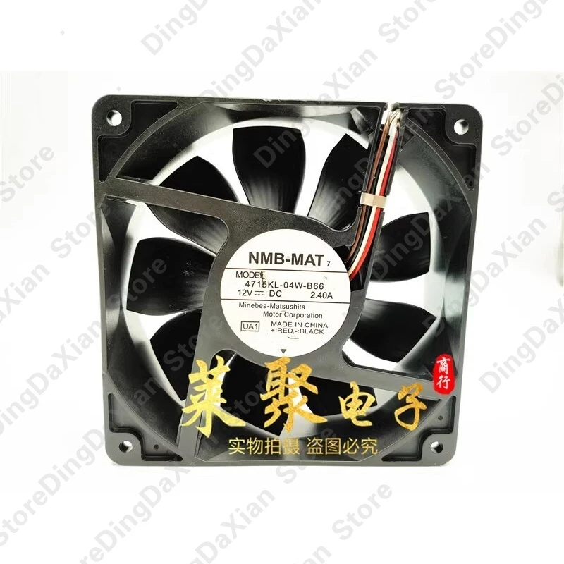 x For NMB 4715KL-04W-B66 12038 DC12V 2.4A 12CM 4-Wire High Airflow Cooling Fan new