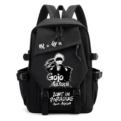 Sac à dos Anime Jujutsu Kaimmense pour hommes et femmes, cartable pour adolescents, sacs pour ordinateur portable Gojo Satoru, cartable d'extérieur à la mode