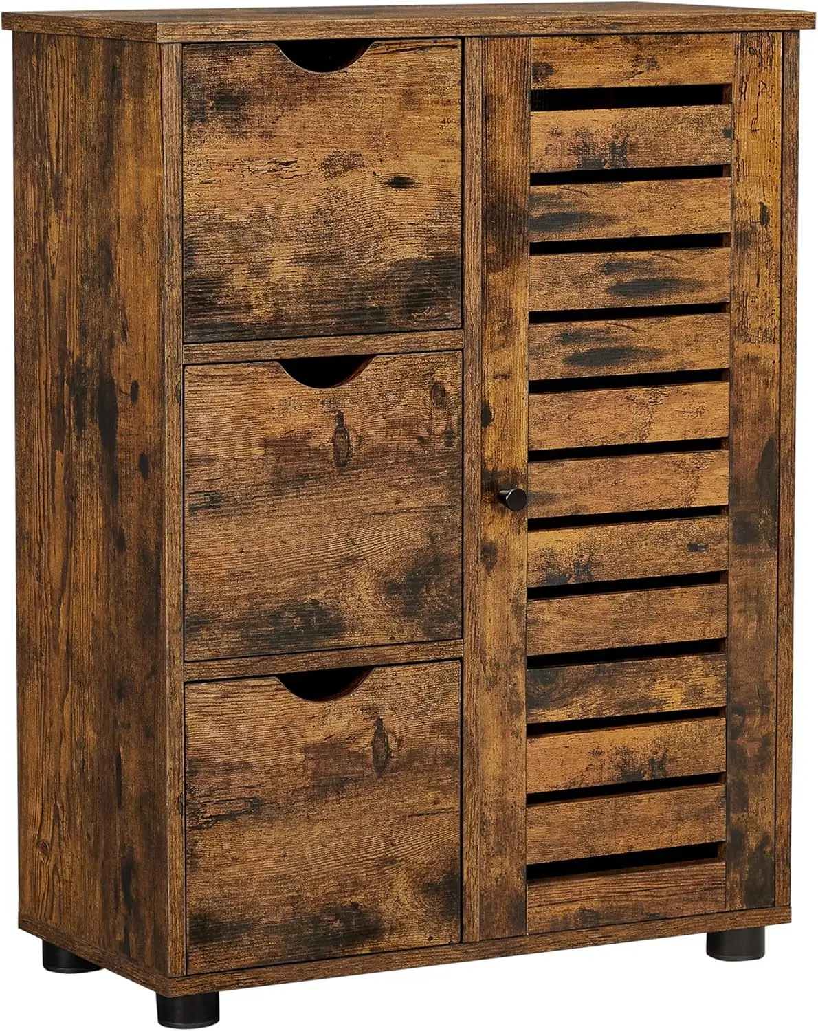 VASAGLE Badkommode Badezimmerschrank, 3 Schubladen